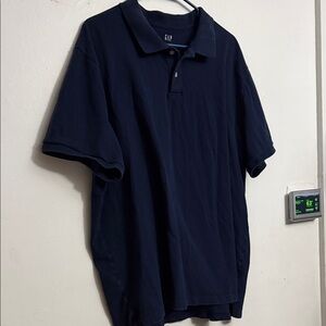 GAP Men's Dark Blue Polo Shirt